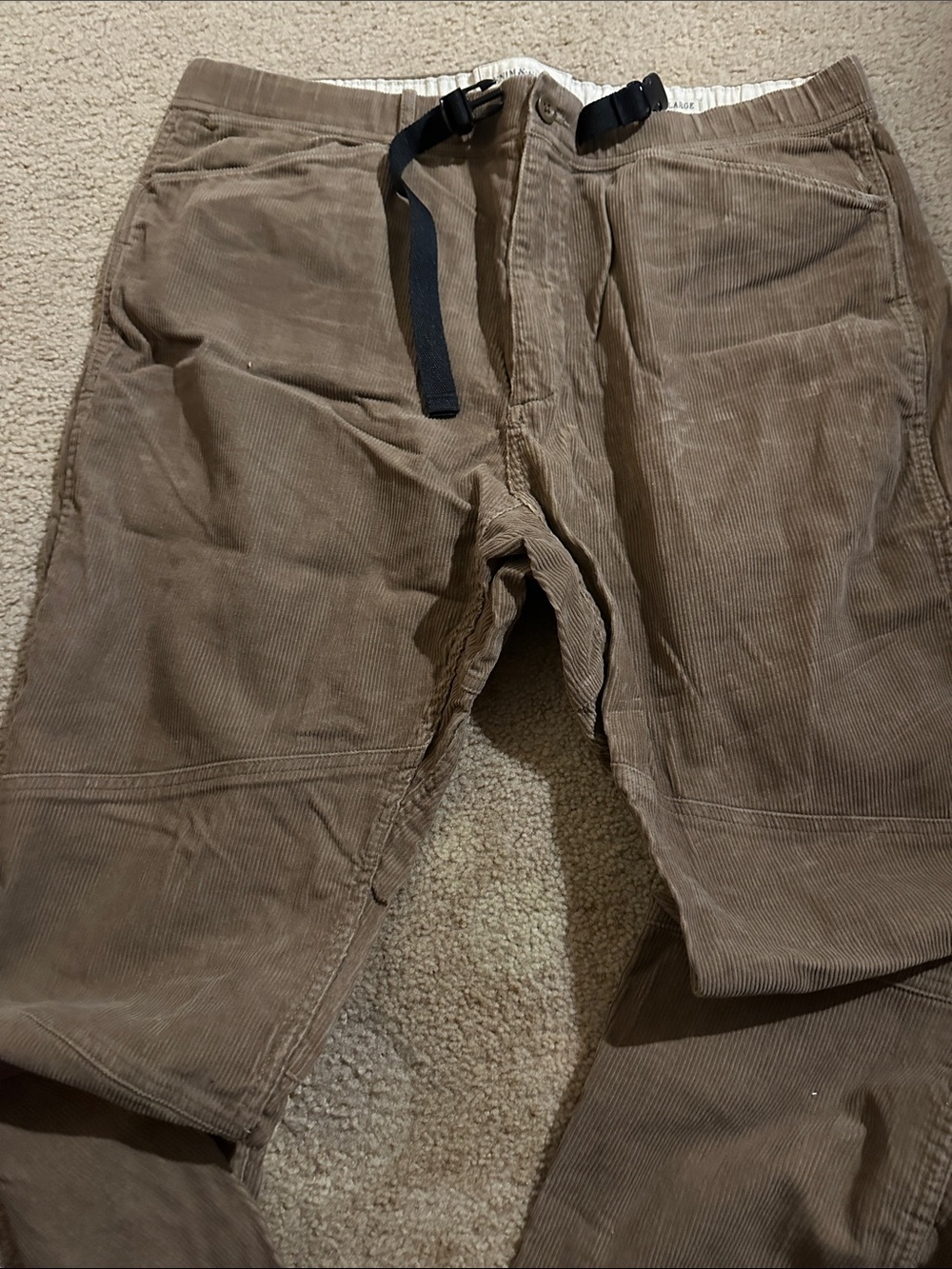 Ralph Lauren Men's Corduroy Joggers in Brown